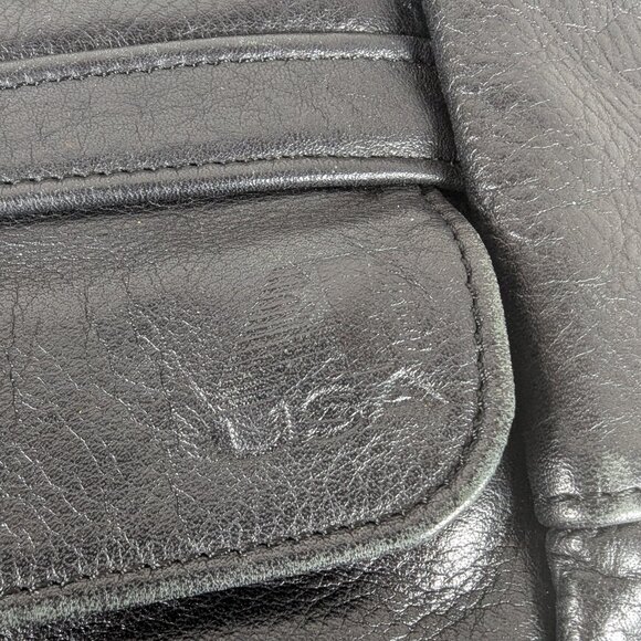 Ameribag Healthy Back Bag Original Black Leather Vintage Scuffs - Picture 2 of 9